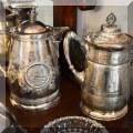 S17. Silverplate picthers. 